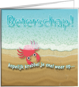 Krabbel snel op..